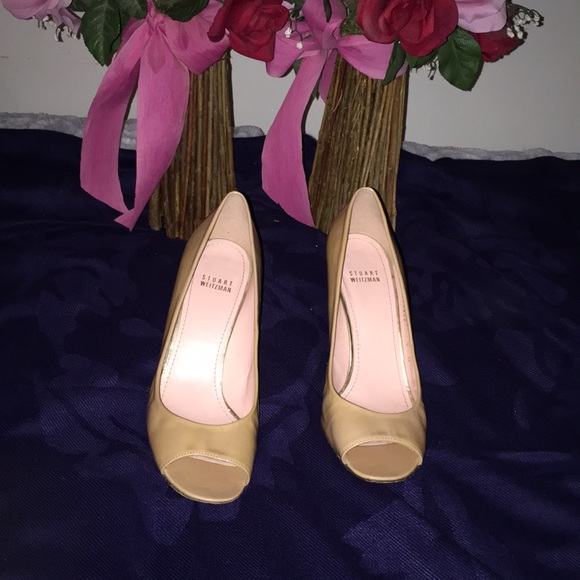 Stuart Weitzman 100% Leather open toe - Picture 1 of 4